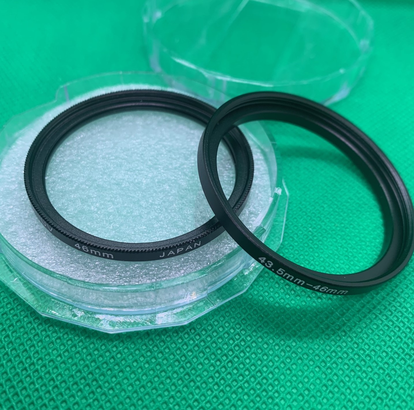 Step up ring and uv filter for olympus trip 35 camera